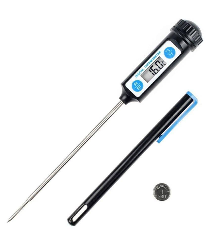 Digital Thermometer LCD Cooking Food Kitchen Milk Pen Type Pocket Clip Type Hard