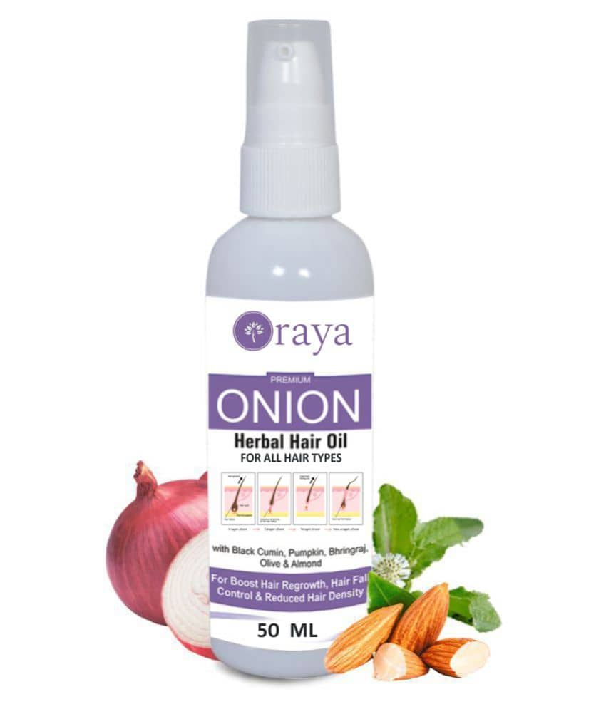 ORAYA Onion Oil Blend Of 14 Natural For Hair Growth 50 ml