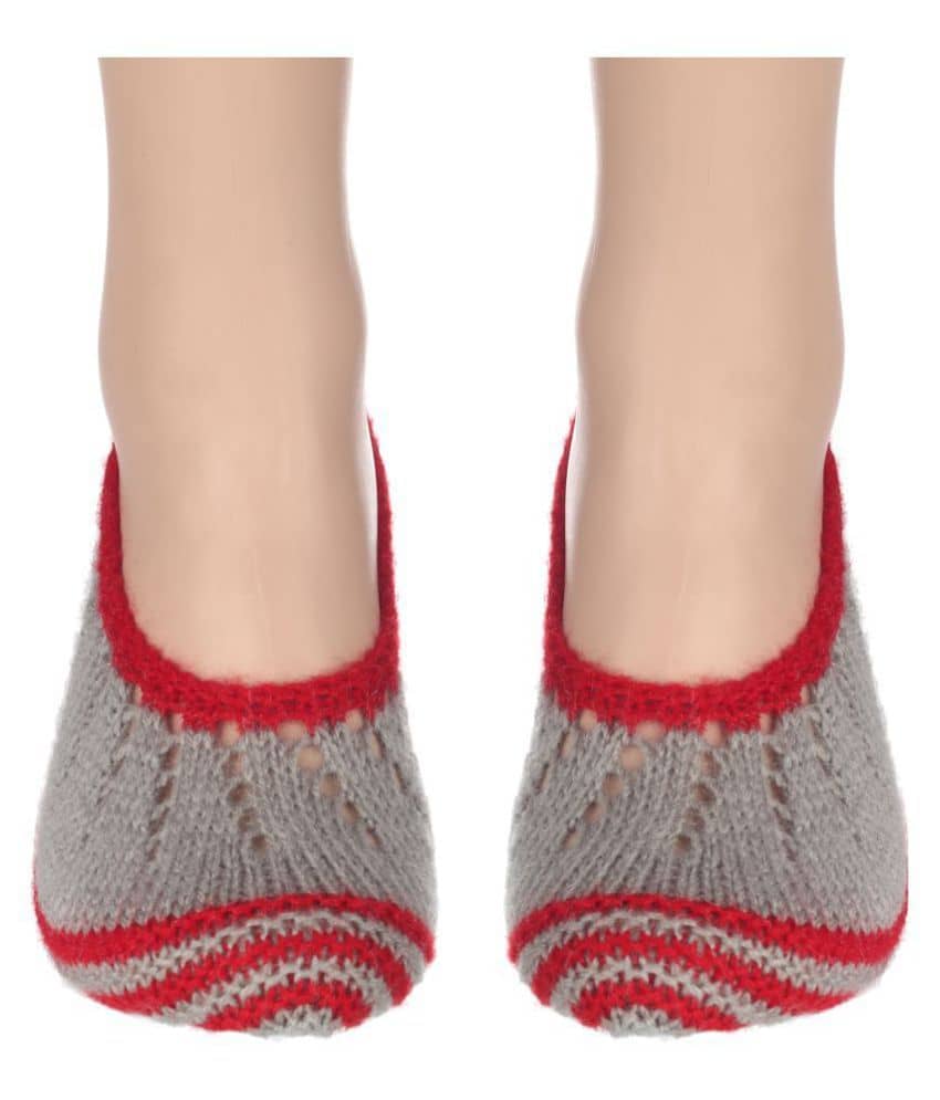 KC Store Women`S Handmade Woolen Net & Side Stripes Socks For Winters - Socks | Buy online on ZillyBuy