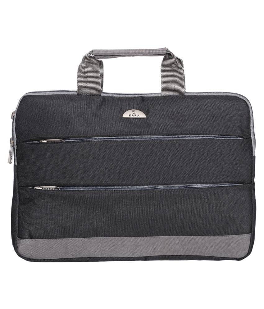     			Kara Black Nylon Casual Messenger Bag