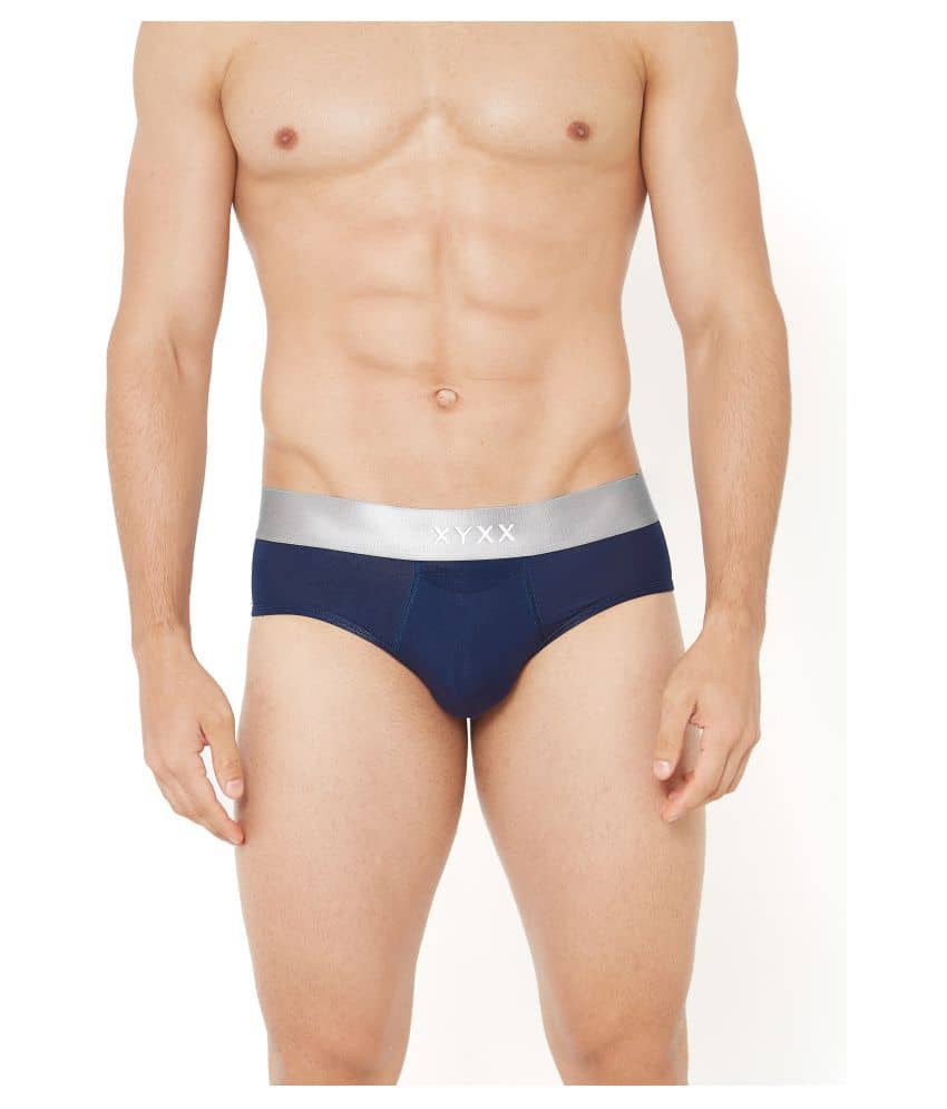 XYXX Pack of 1 Modal Briefs For Men's ( Navy Blue )