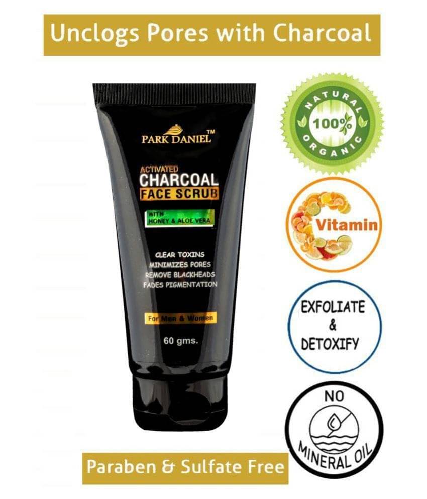 Park Daniel Activated Charcoal Fairness Facial Scrub For Men & Women (Pack of 1) Park Daniel Activated Charcoal Fairness Facial Scrub For Men & Women (Pack of 1)