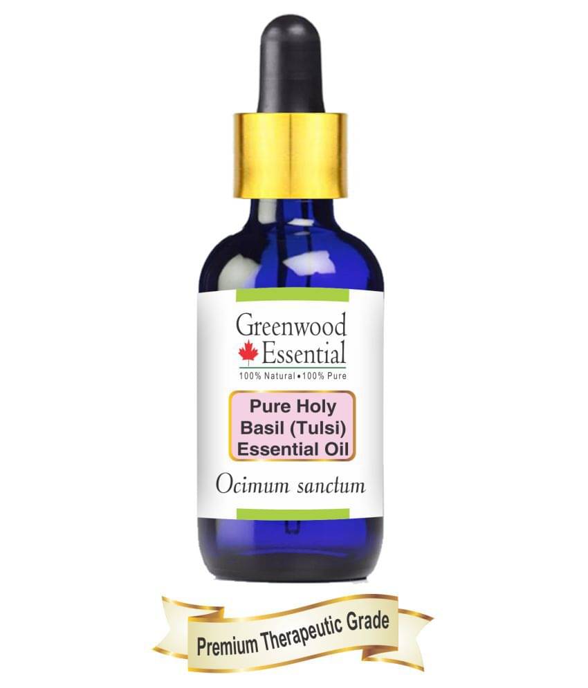 Greenwood Essential Pure Holy Basil (Tulsi) Essential Oil 10 ml Greenwood Essential Pure Holy Basil (Tulsi) Essential Oil 10 ml