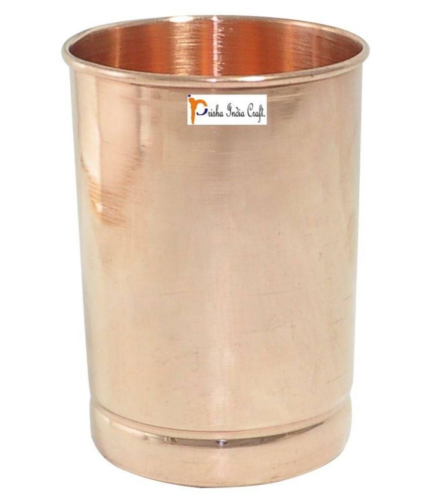     			Prisha India Craft Copper 320 ml Glasses