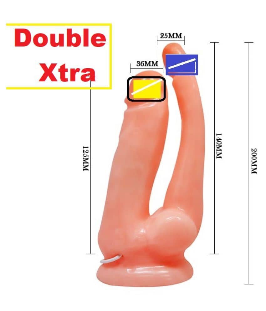 1000X Dragons Double Entry Dildo Vibrator