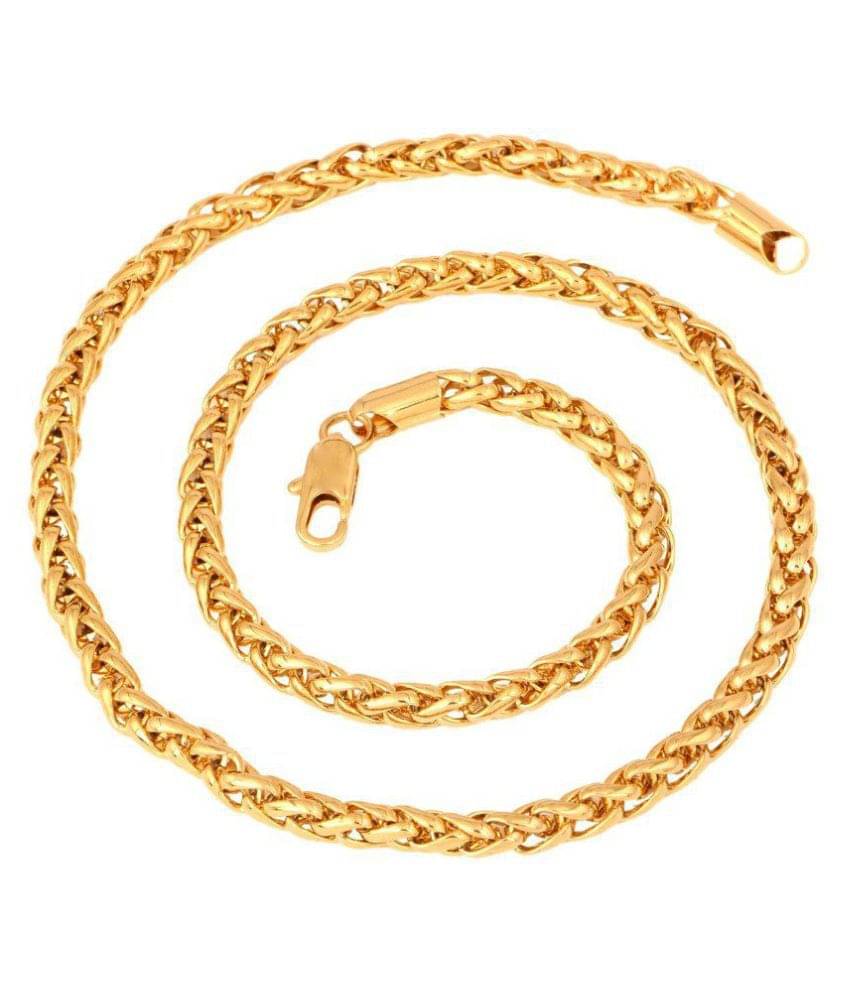     			Nitin collection Jewellers Brass Gold Plated Chain