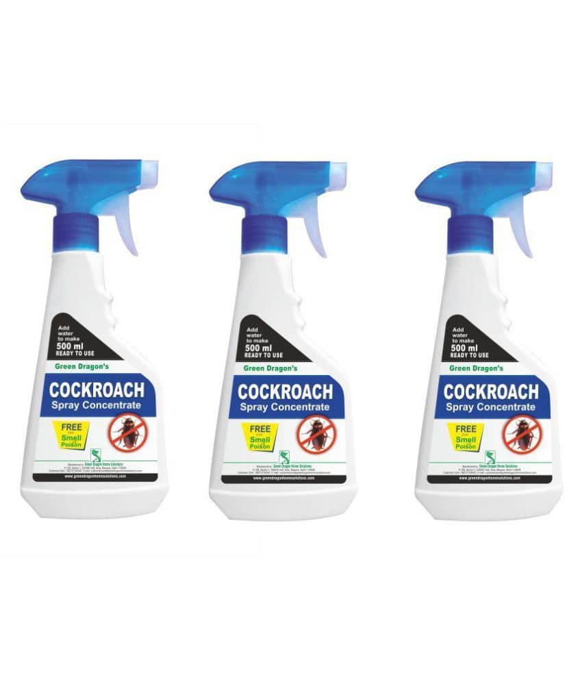 Green Dragon's Cockroach Spray Concentrate (Pack of 3) 1500ML - Sports and Fitness Equipment | Buy online on ZillyBuy