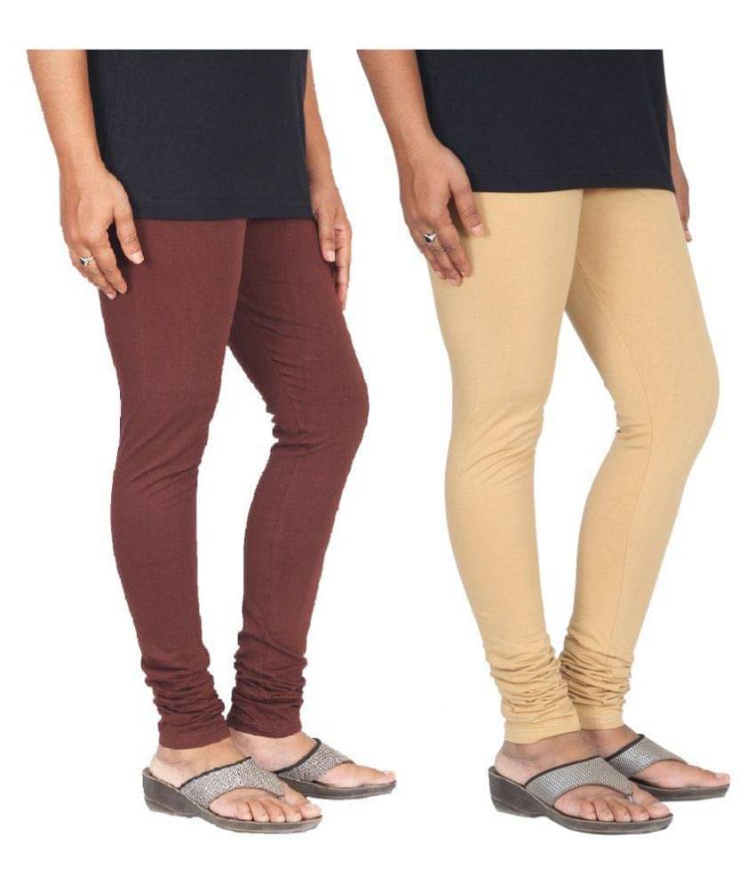     			Skandas Trendz Cotton Lycra Pack of 2 Leggings