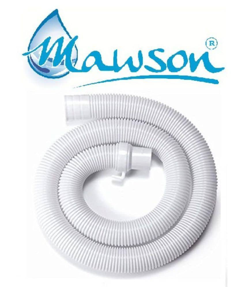 MAWSON Plastic Univarsal 5Mtr Washing Machine  Outlet  Pipe - White