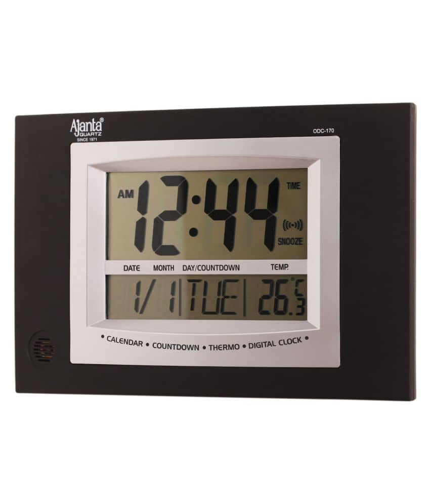 Ajanta Rectangular Digital Wall Clock ODC-170 19 x cms