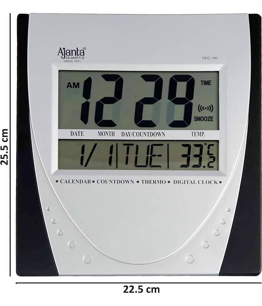 Digital Alarm Clock Ajanta Quartz Digital Wall Clock Setting OREVA