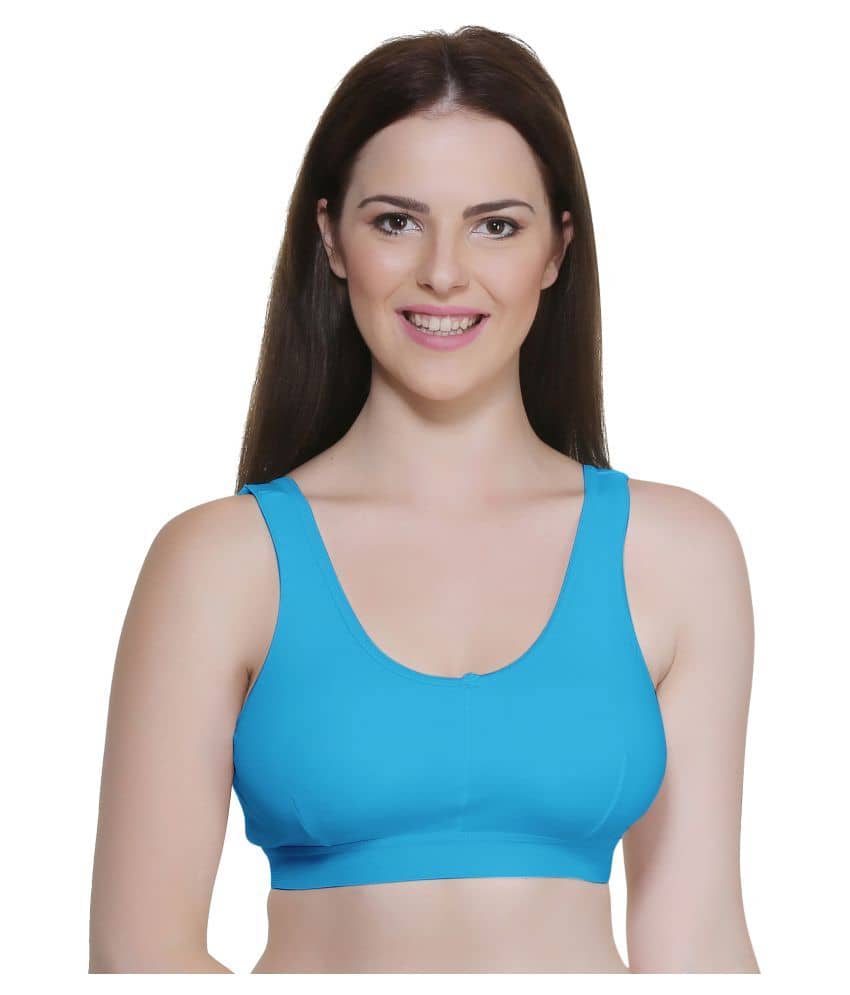 TCG Cotton Lycra Non Padded Women's Air Bra ( Green )
