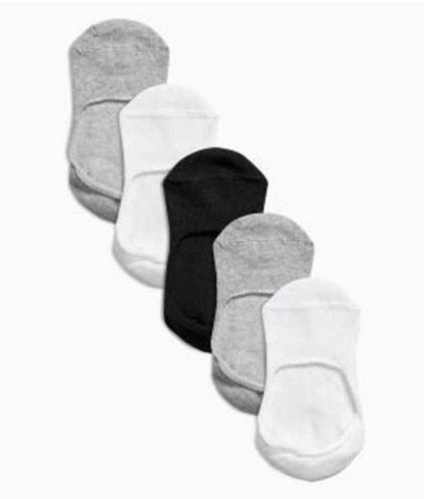     			Tahiro Multicolour Cotton Plain Low Cut Socks - Pack Of 5