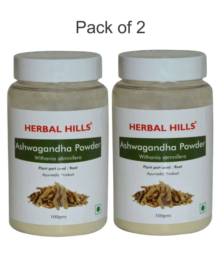 Herbal Hills Ashwagandha Powder Powder 200 gm Pack Of 2