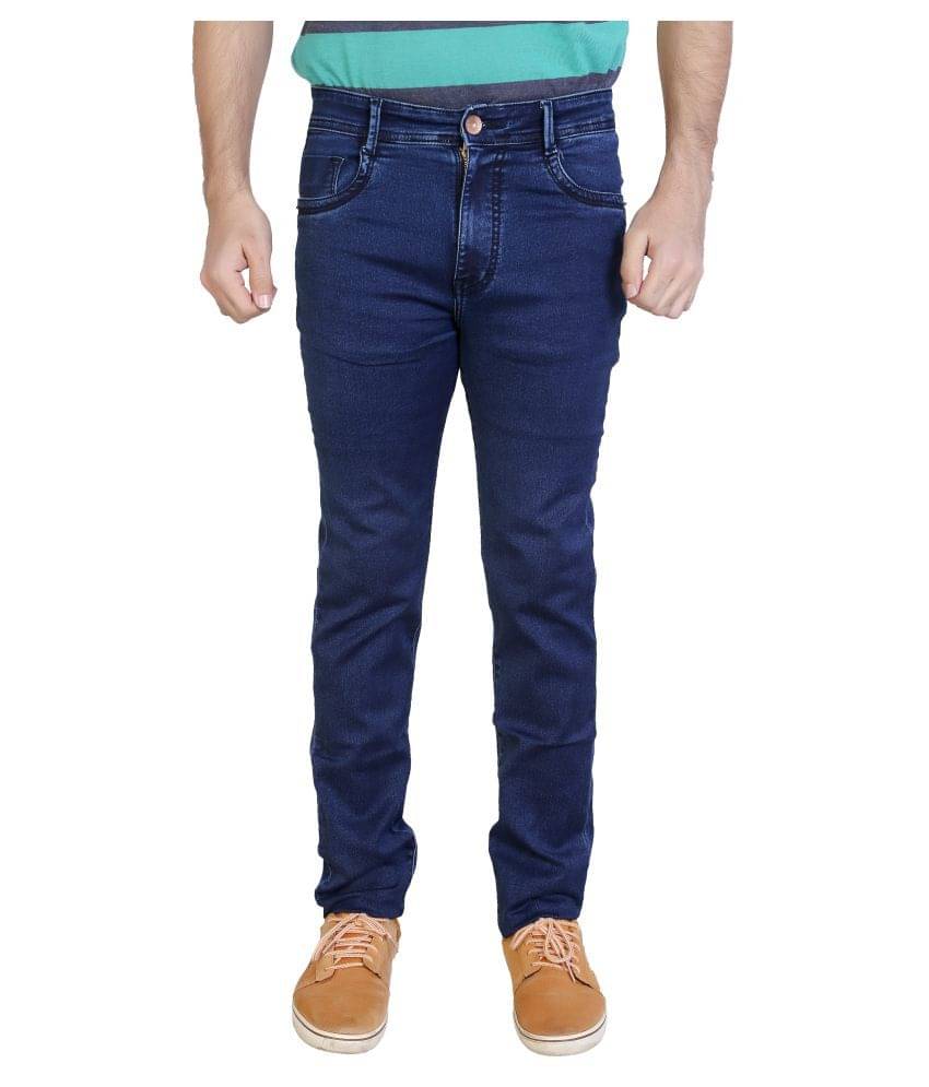 Awack Navy Blue Slim Jeans Awack Navy Blue Slim Jeans