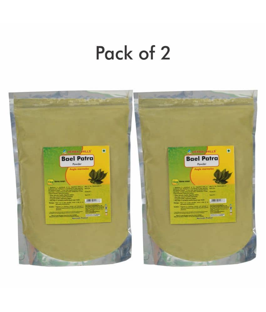 Herbal Hills Baelpatra Powder 1 Kg Pack of 2