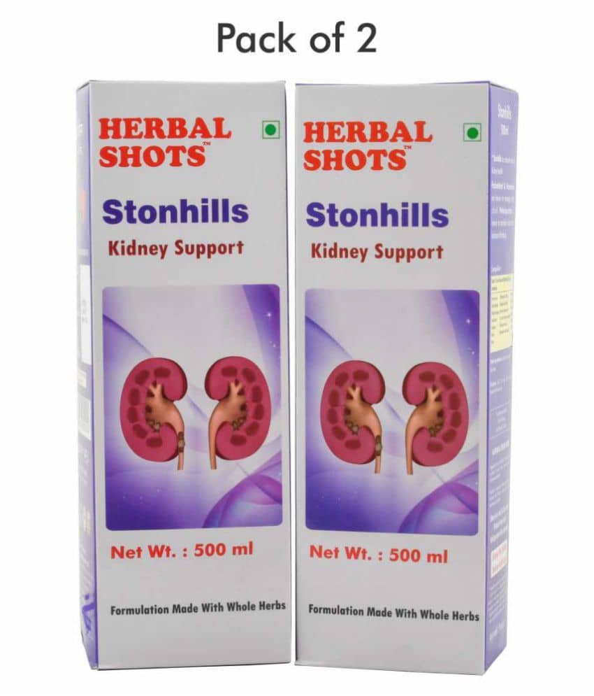 Herbal Hills Stonhills Herbal Shots Liquid 500 Ml Pack of 2