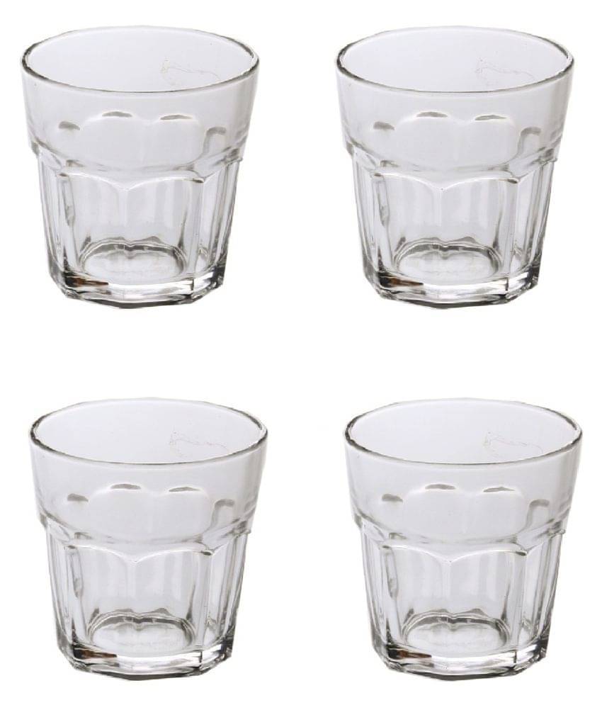 Somil Glass Drinking Glass, Transparent, Pack Of 4, 300 ml     			Somil Glass Drinking Glass, Transparent, Pack Of 4, 300 ml