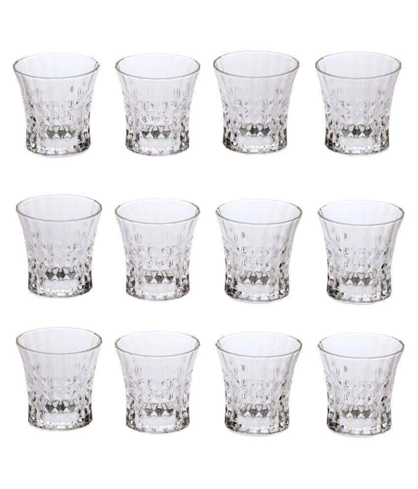     			Somil Whisky  Glasses Set,  200 ML - (Pack Of 12)