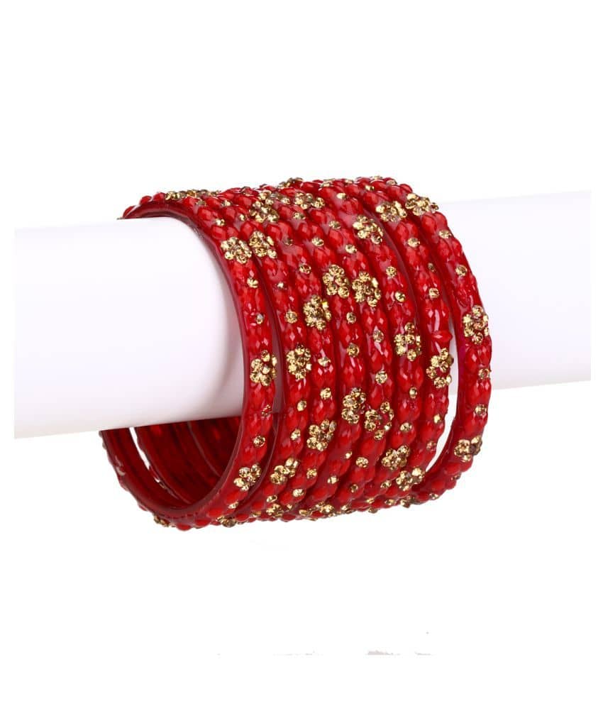 AFAST - Red Bangle (Pack of 1) - Bangles & Bracelets | Buy online on ZillyBuy