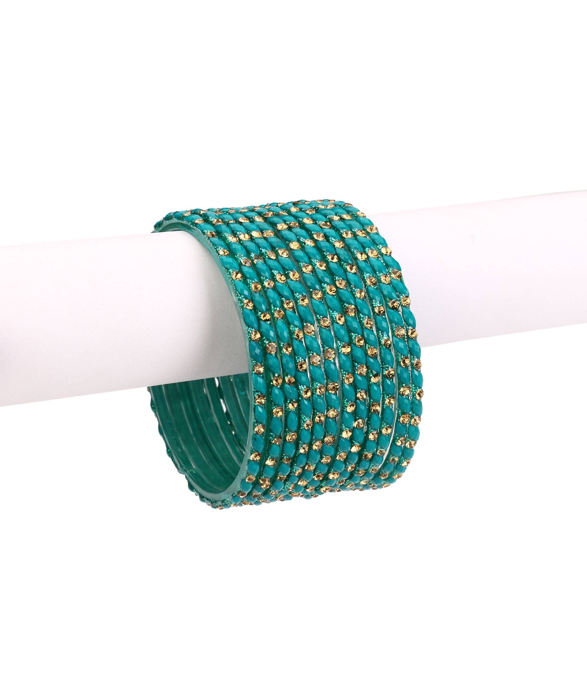 AFAST  Glass 12 Bangle Set With Safety Box-DV_2.8     			AFAST  Glass 12 Bangle Set With Safety Box-DV_2.8