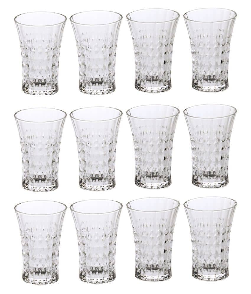 Somil Water/Juice  Glasses Set,  250 ML - (Pack Of 6)