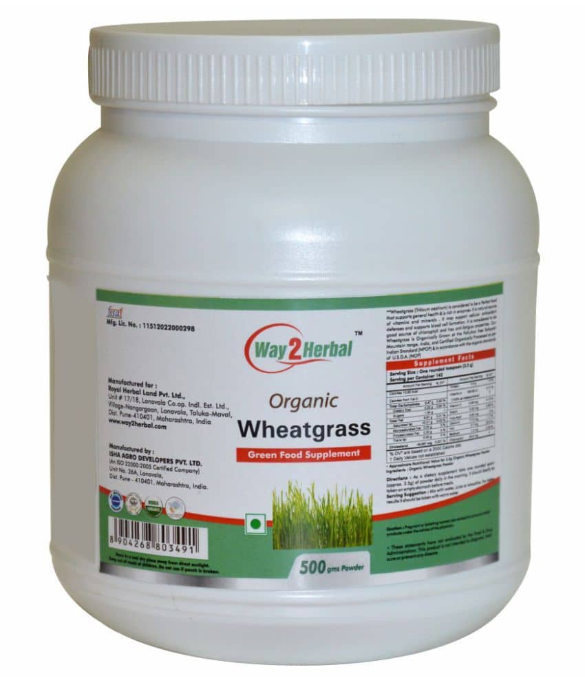 Way2Herbal Wheat Grass Powder 500 gm