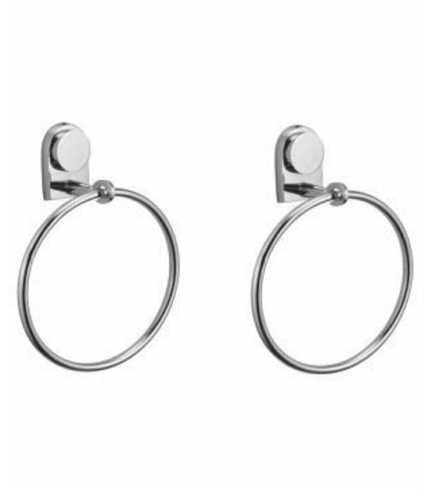     			Deeplax towel ring barss redlay holder set of 2 Brass Towel Ring
