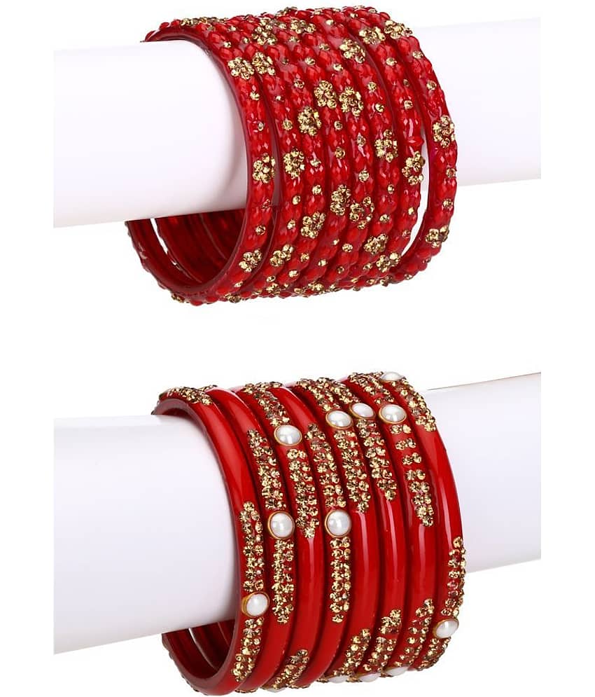 AFAST - Red Bangle (Pack of 2) - Bangles & Bracelets | Buy online on ZillyBuy