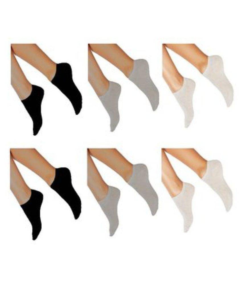     			Tahiro Multicolour Cotton Ankle Length Socks -  Pack Of 6