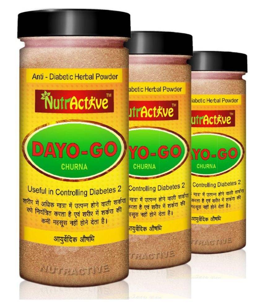     			Nutractive Dayo-Go Churna | Anti Diabetic Powder 450 Gm Pack of 3