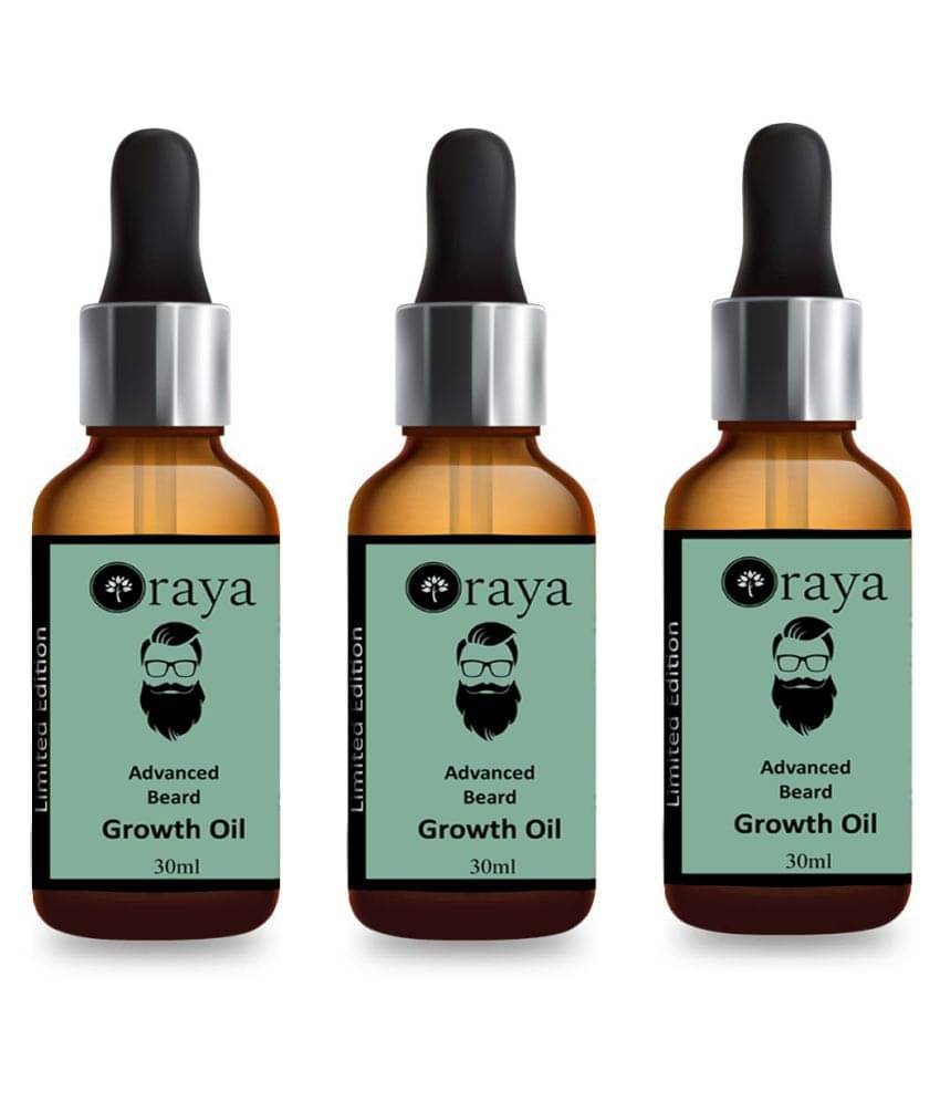 ORAYA Advanced Beard Oil For Growth 90 ml Pack of 3 ORAYA Advanced Beard Oil For Growth 90 ml Pack of 3