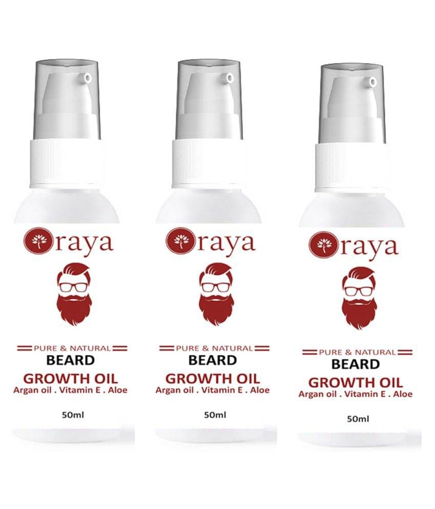ORAYA Powerfull Beard Oil For Growth 150 ml Pack of 3 ORAYA Powerfull Beard Oil For Growth 150 ml Pack of 3