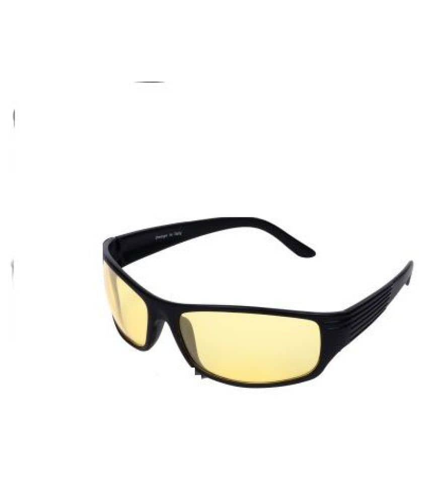Night Vision Yellow Color Glasses  HD Quality Based Glasses In Best Price