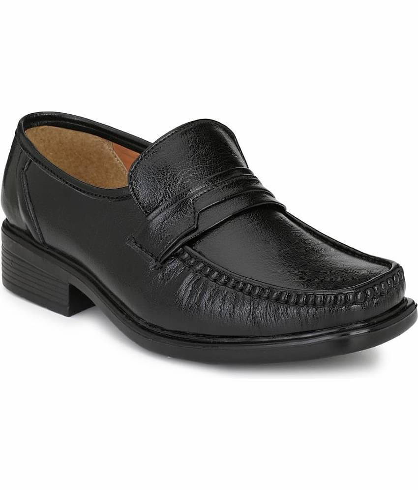 Bata Black Men's Slip On Formal Shoes