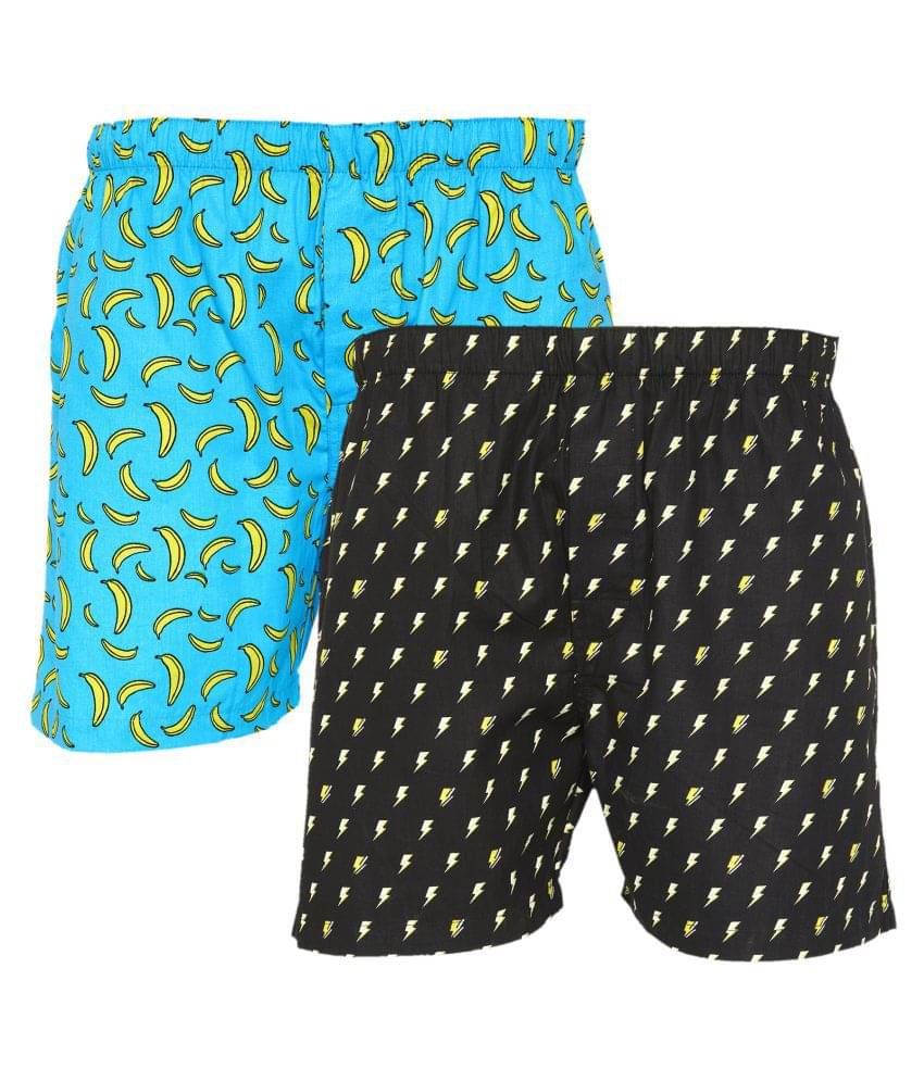     			XYXX Pack of 2 Cotton Boxers For Men's ( Multi )