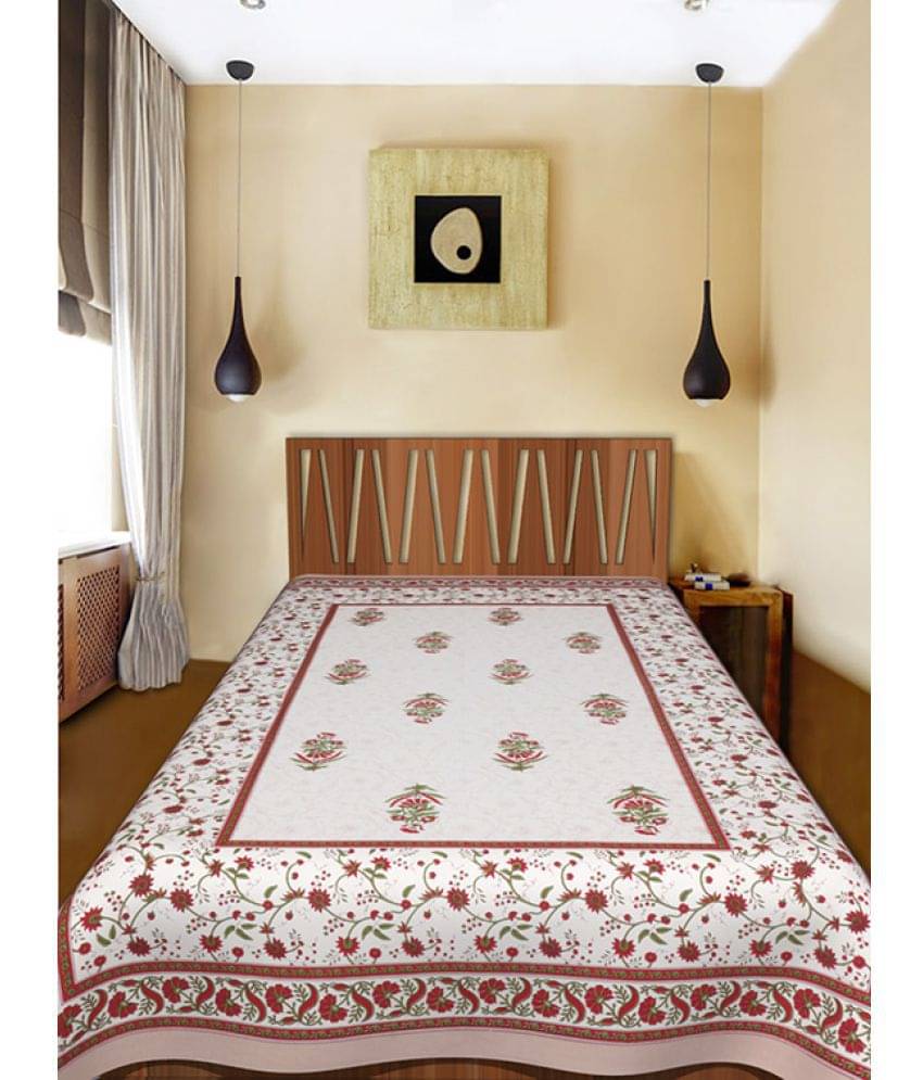     			Uniqchoice Cotton Single Bedsheet ( Beige )