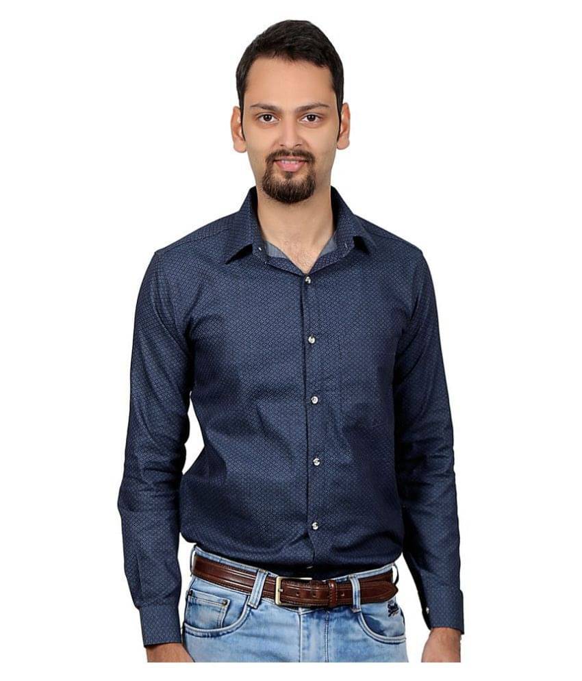     			Vida Loca - Blue Cotton Regular Fit Men's Casual Shirt (Pack of 1 )