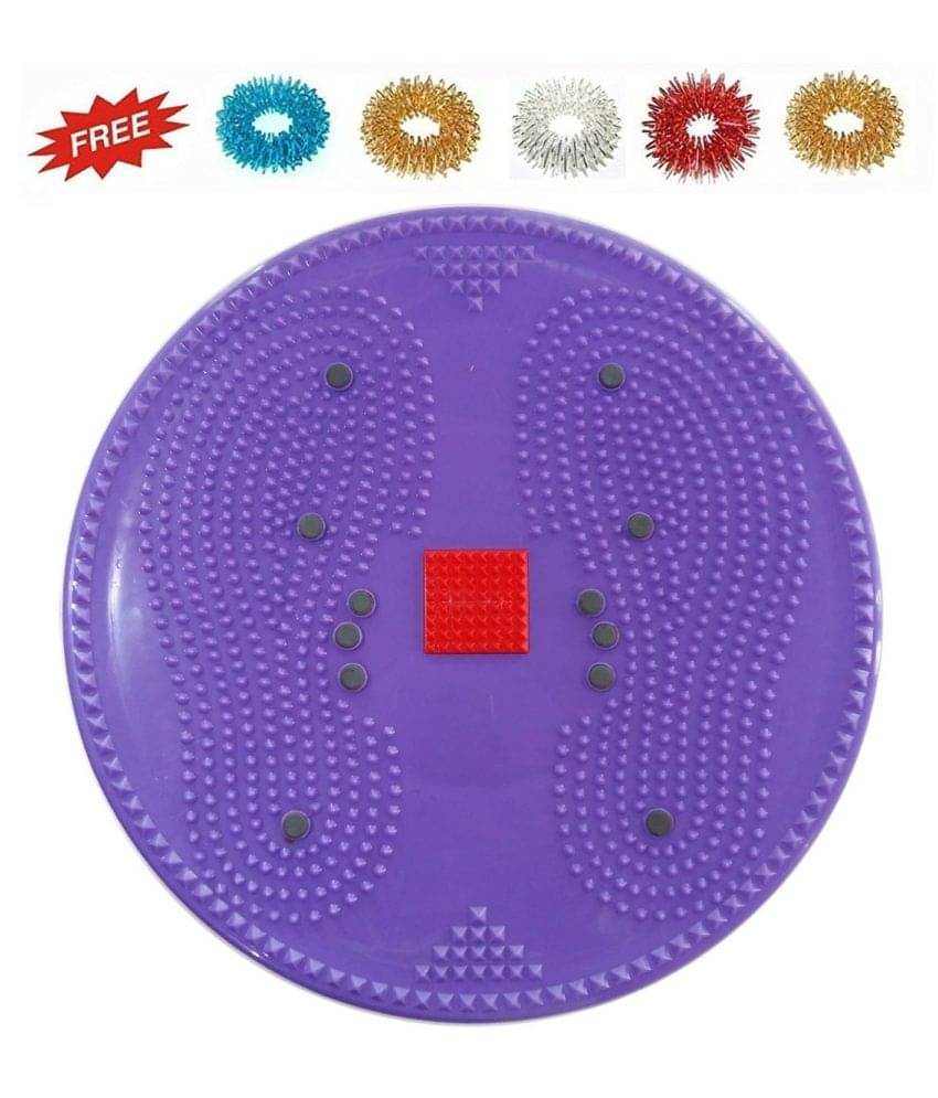     			AHCS Tummy Trimmer Acupressure Twister Useful for Figure Tone-up,Spine Fitness Abs Trimming (Purple)