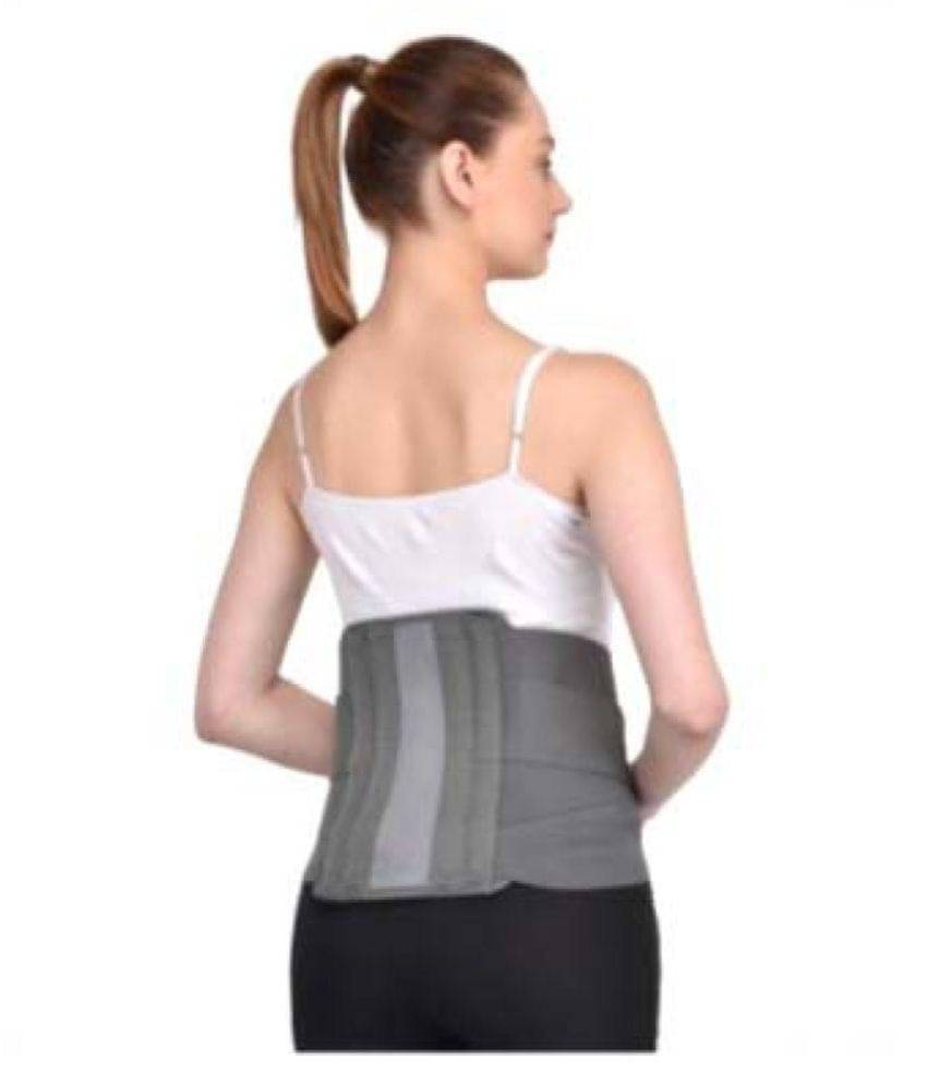     			KUDIZE Contoured Lumbar Sacral Belt Grey XL