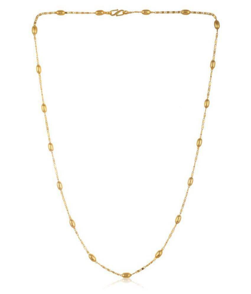 AanyaCentric Gold Plated Chain ( Set of 1 )