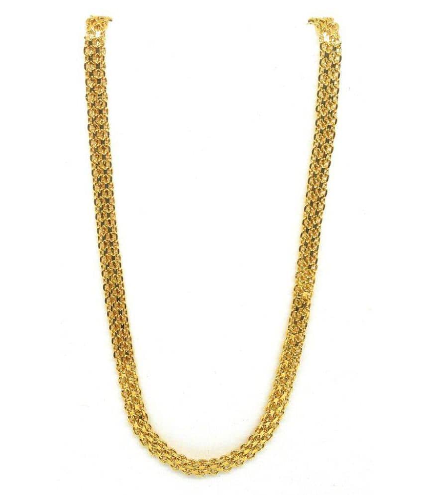 Khubsurat 12kt Gold Plated Chain ( Set of 1 )