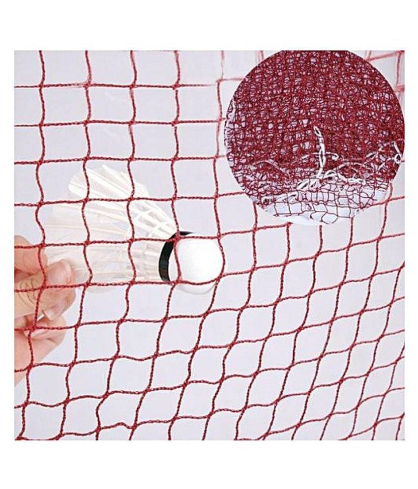Emm Emm 6.02 0.61 Nylon Red Badminton Net Emm Emm 6.02 0.61 Nylon Red Badminton Net