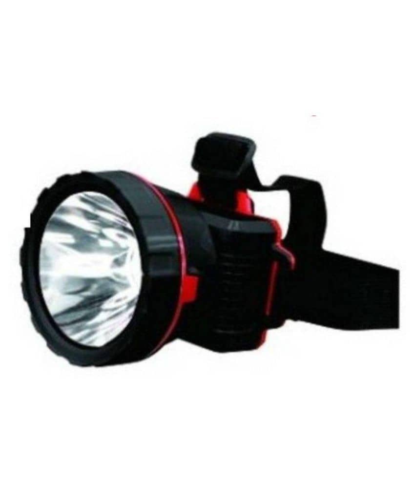 Premium 5 Watts Rechargeable Led Headlight For Night Travelling/Cycling/Skating and Industries (With Forehead Strap)