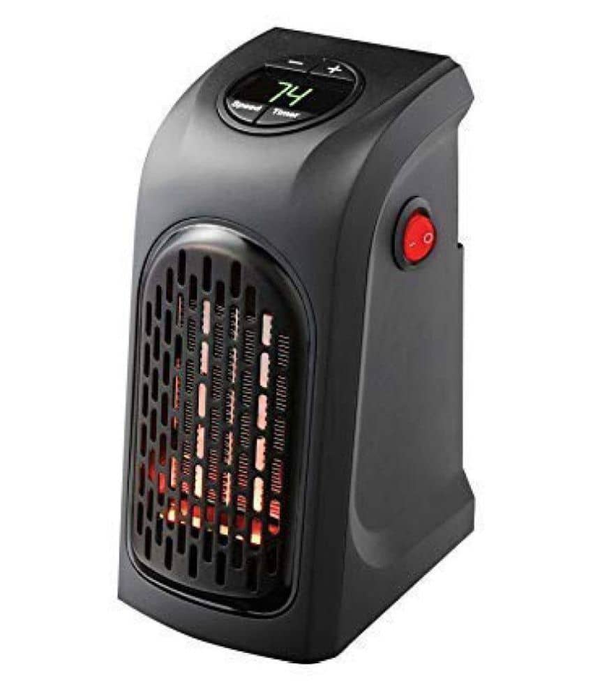 Okayji 400 Watts Small Handy Room Heater, Warmer Element Heater Black