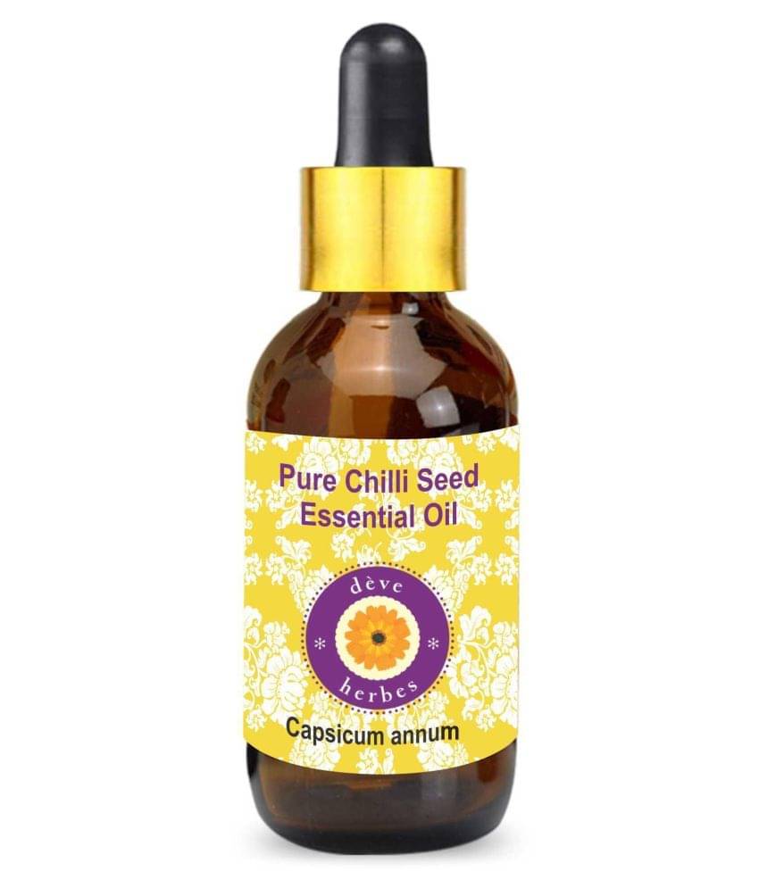 Deve Herbes Pure Chilli Seed Essential Oil 5 ml Deve Herbes Pure Chilli Seed Essential Oil 5 ml