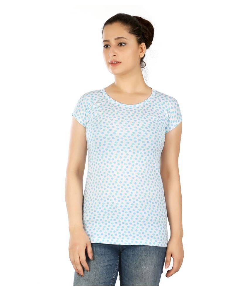 FCK-3 Women Poly Cotton Regular Fit Round Neck T-Shirt ( Multi Color ) FCK-3 Women Poly Cotton Regular Fit Round Neck T-Shirt ( Multi Color )