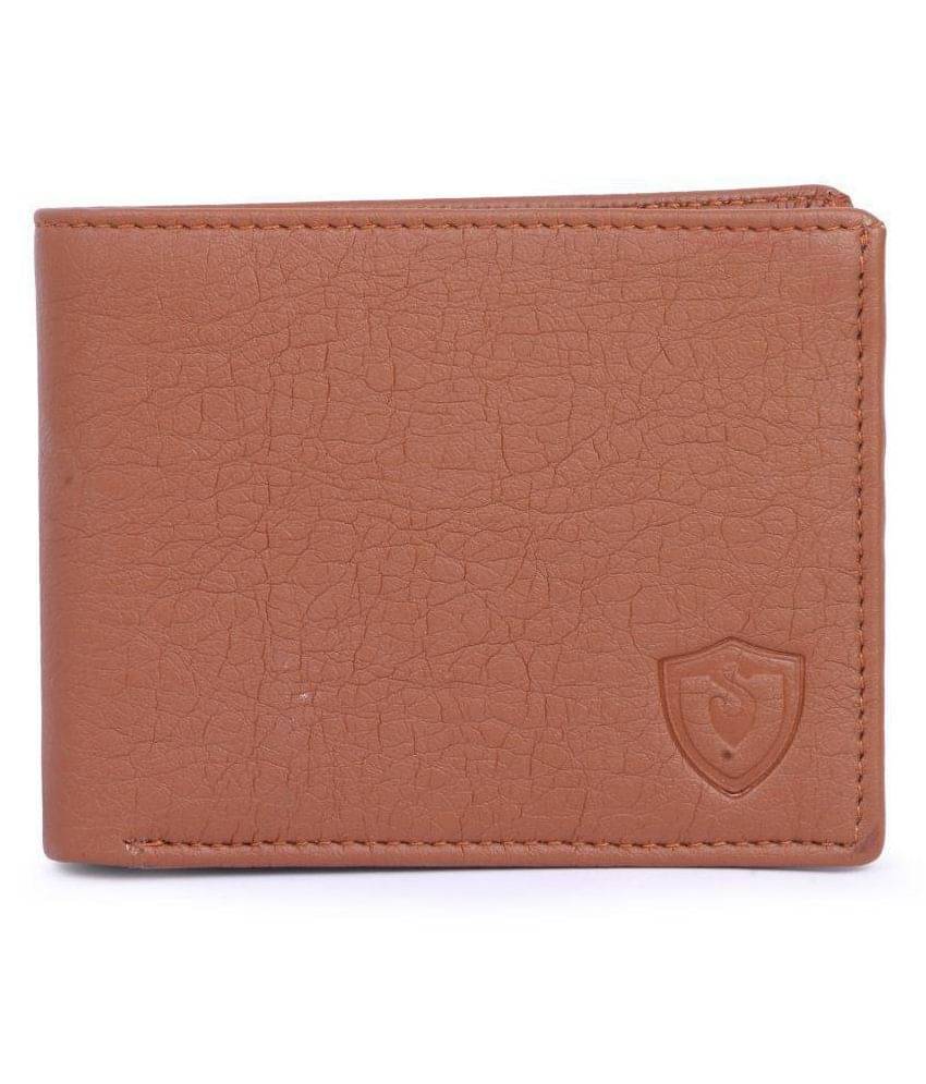     			Keviv Leather Tan Casual Regular Wallet