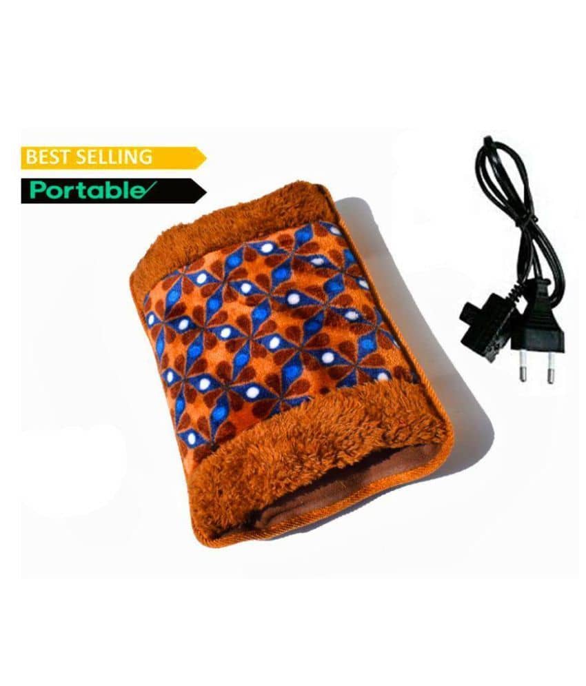 American hot pad Velvet with Hand Pocket for Pain Relieve Electric Hot Water Bag Heating Gel Pad (Pack Of 1)