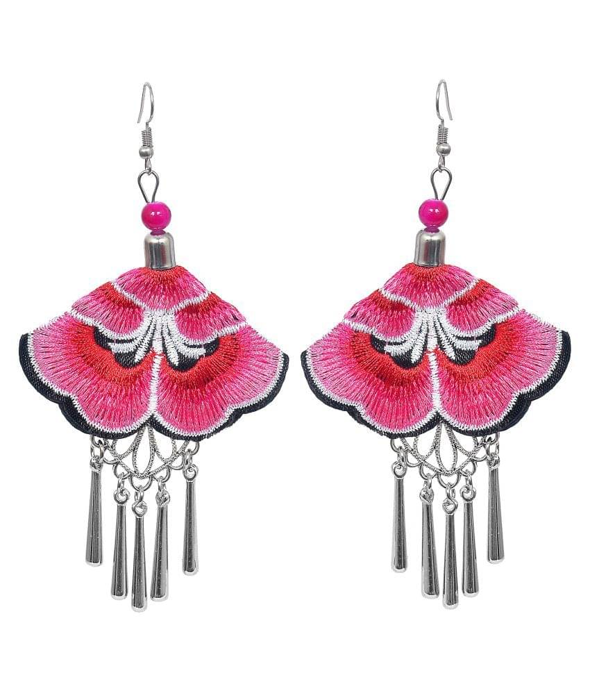    			Asmitta Beguiling Handcraft Silver Plated Earrings For Women